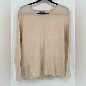 HORNY TOAD Sweater Ivory Long Sleeve Crossback Women’s Large